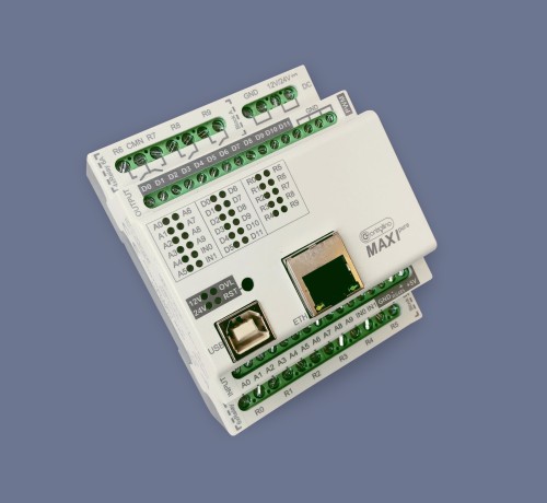 The heart of our solution are Arduino compatible open source PLCs named CONTROLLINO